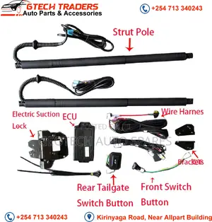 Toyota Harrier Electric Boot Shocks / Power Tailgate Kit- New Model