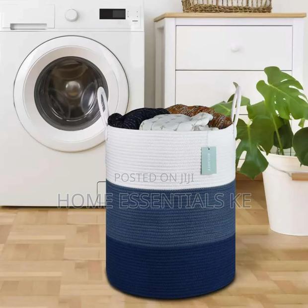Cotton Woven Rope Basket*Height : 50cm
Diameter: 38cm