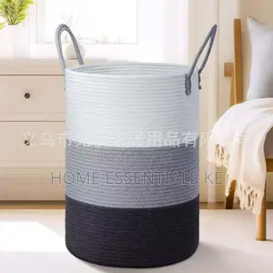 Cotton Woven Rope Basket*Height : 50cm
Diameter: 38cm