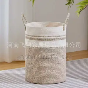 Cotton Woven Rope Basket*Height : 50cm
Diameter: 38cm