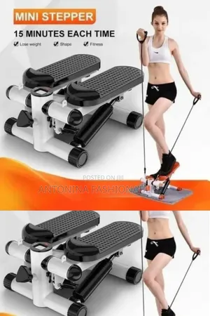 *_Mini Stepper With Resistance Bands*_ 
 *Fitness to Behold*