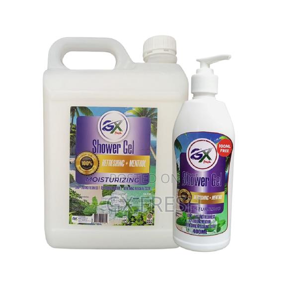 5ltr Gx Shower Gel Menthol + Empty Bottle