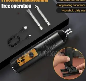 Portable, Rechargeable Electric Screwdriver