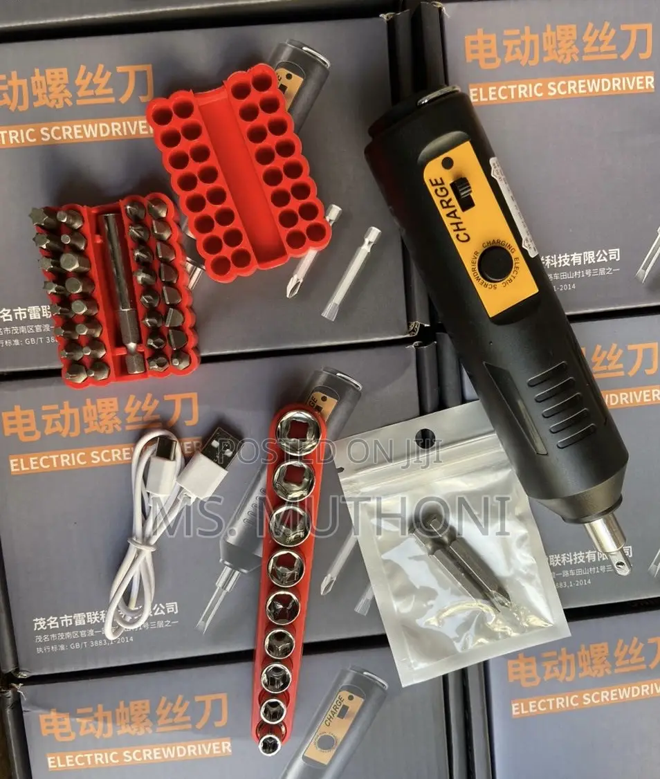 Portable, Rechargeable Electric Screwdriver