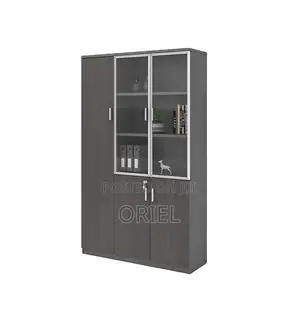 Modern Office Cabinet : Office 3-Door Wooden Cabinet