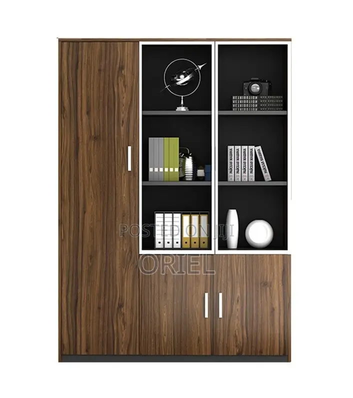 Modern Office Cabinet : Office 3-Door Wooden Cabinet