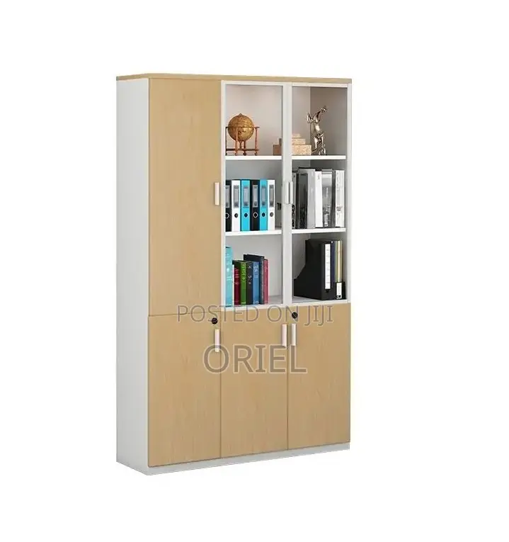 Modern Office Cabinet : Office 3-Door Wooden Cabinet