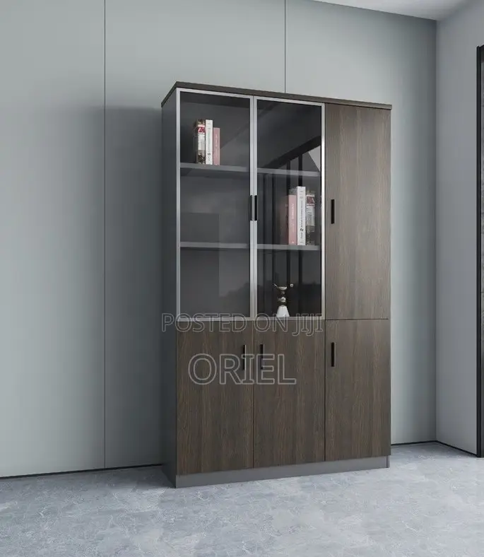 Modern Office Cabinet : Office 3-Door Wooden Cabinet