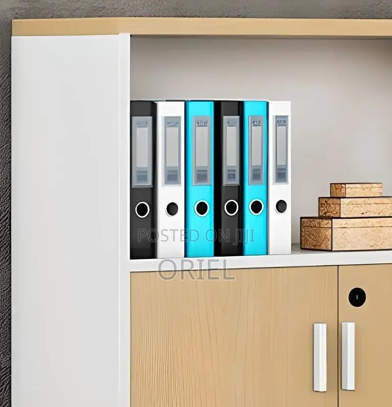 Modern Office Cabinet : Office 3-Door Wooden Cabinet