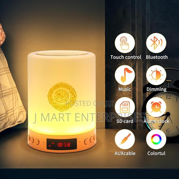 Quran Speaker With Remote Control,Portable Led Bluetooth - thumbnail 3