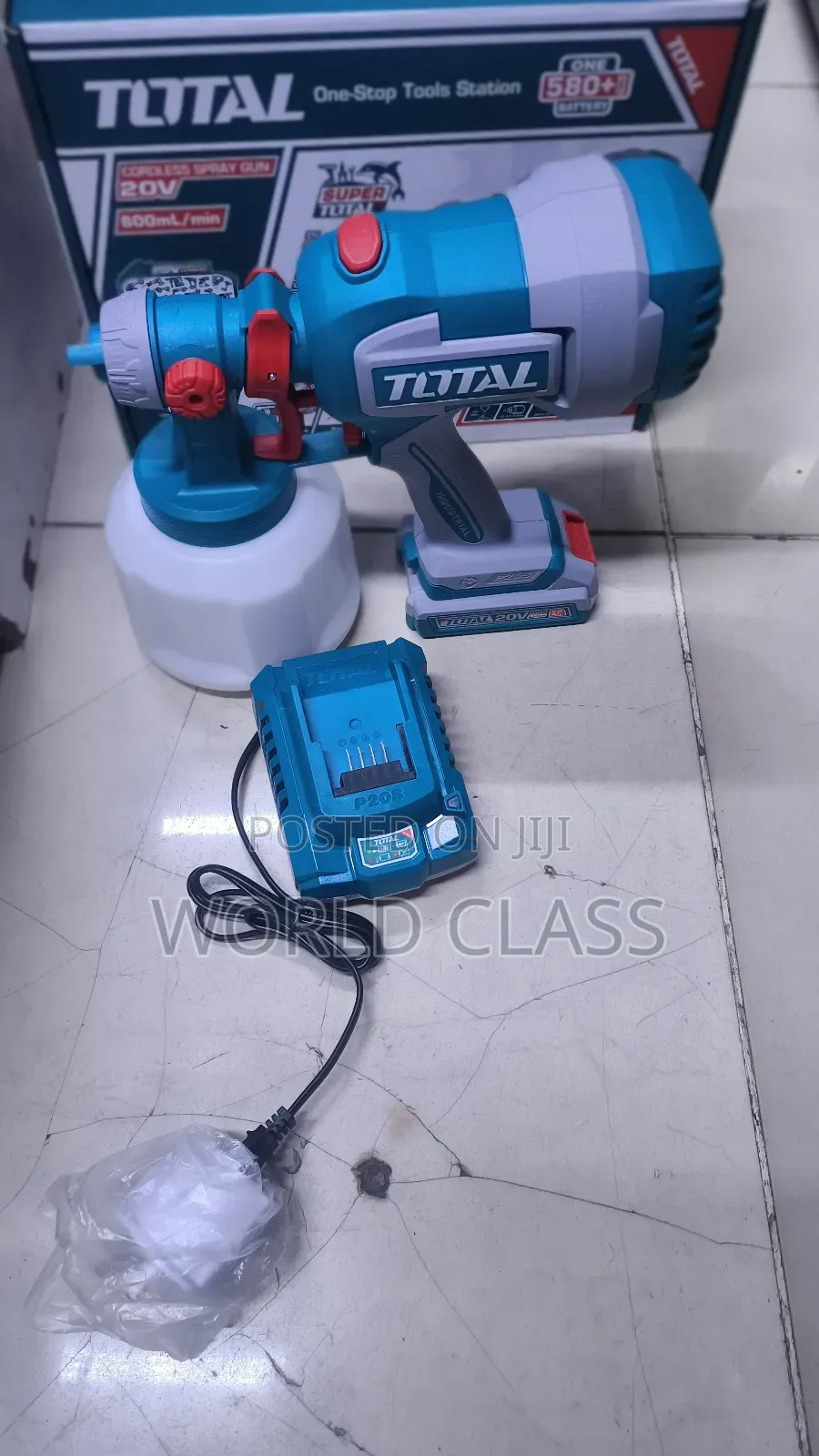 Total 20v 1000ml Cordless Spray Gun
