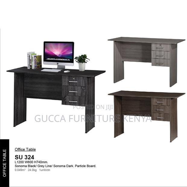 120cm Writing Study Desk With Drawers - thumbnail 2