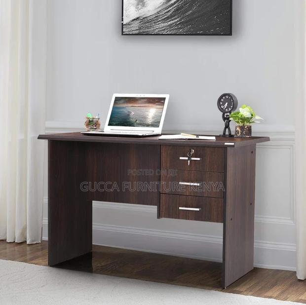 120cm Writing Study Desk With Drawers - thumbnail 5