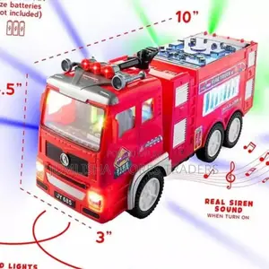 Fire Truck Kids Children Toy Rescue Fighters Vehicle