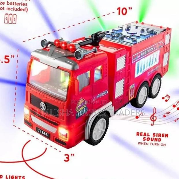 Fire Truck Kids Children Toy Rescue Fighters Vehicle