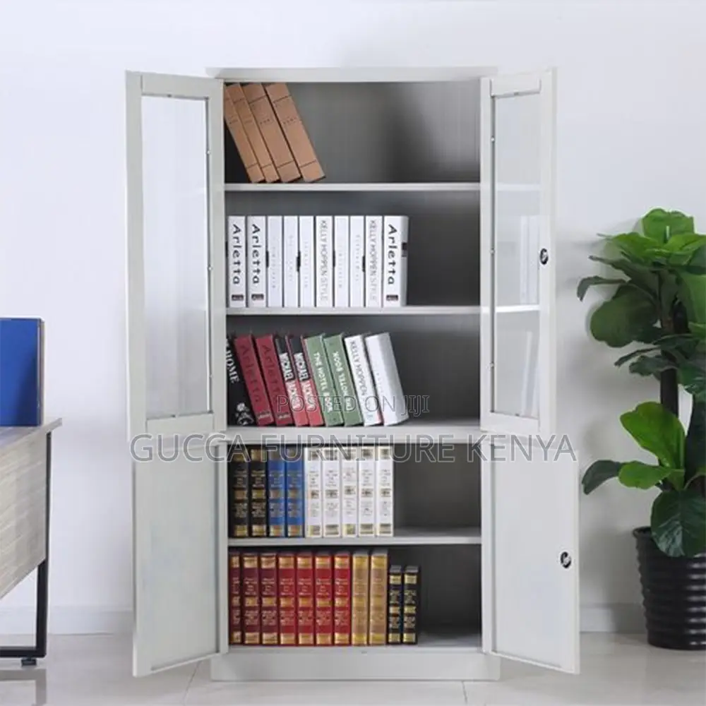 2-door Half Glass Steel Office File Cabinet