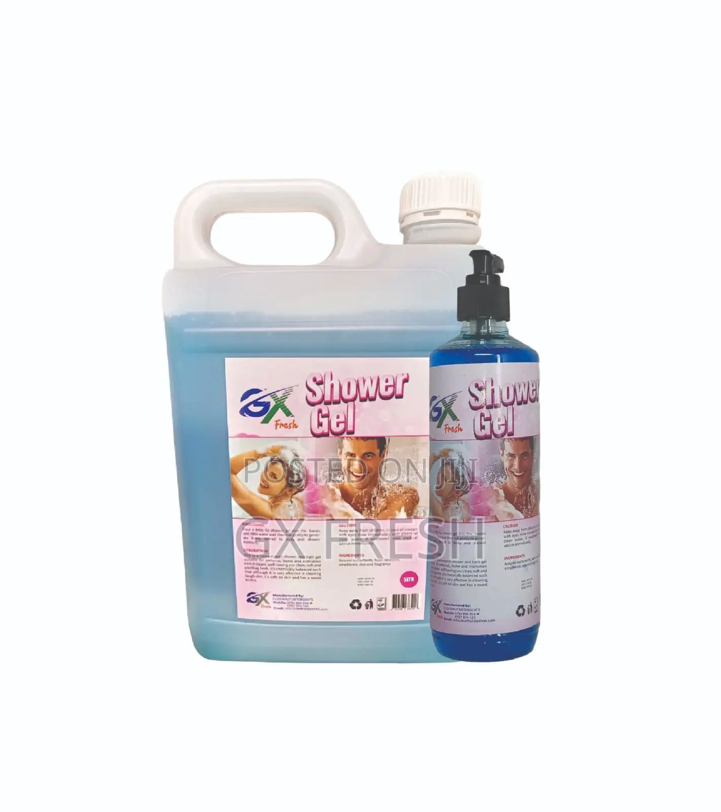 Shower Gel Clear 5 Liter + Empty Bottle