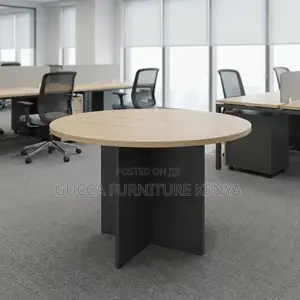 Customized Round Wooden Meeting Table