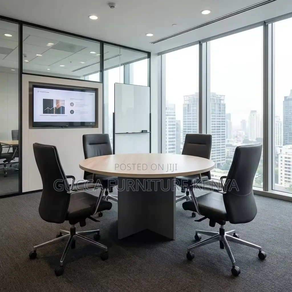 Customized Round Wooden Meeting Table