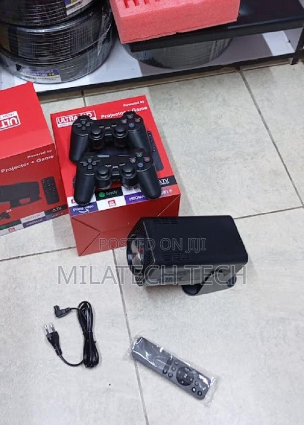 Smart Android Projector With Hd Output, Gaming Support Dual Gamepads - thumbnail 3