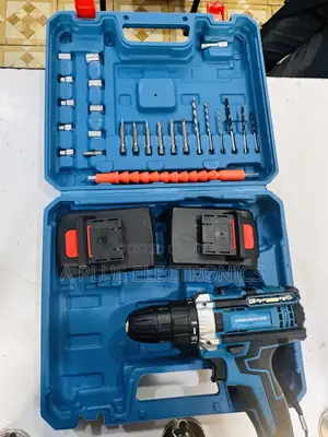 26pc Hand Drill Screw Set (With 2 Rechargeable Batteries) – Heavy Duty