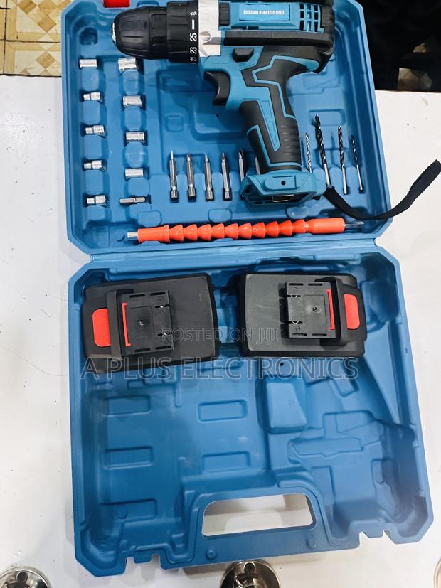 26pc Hand Drill Screw Set (With 2 Rechargeable Batteries) – Heavy Duty