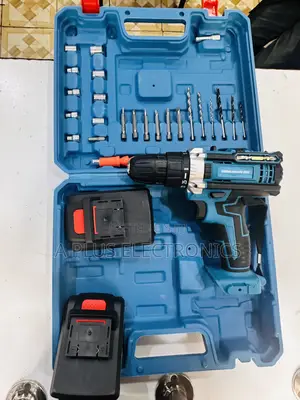 26pc Hand Drill Screw Set (With 2 Rechargeable Batteries) – Portable