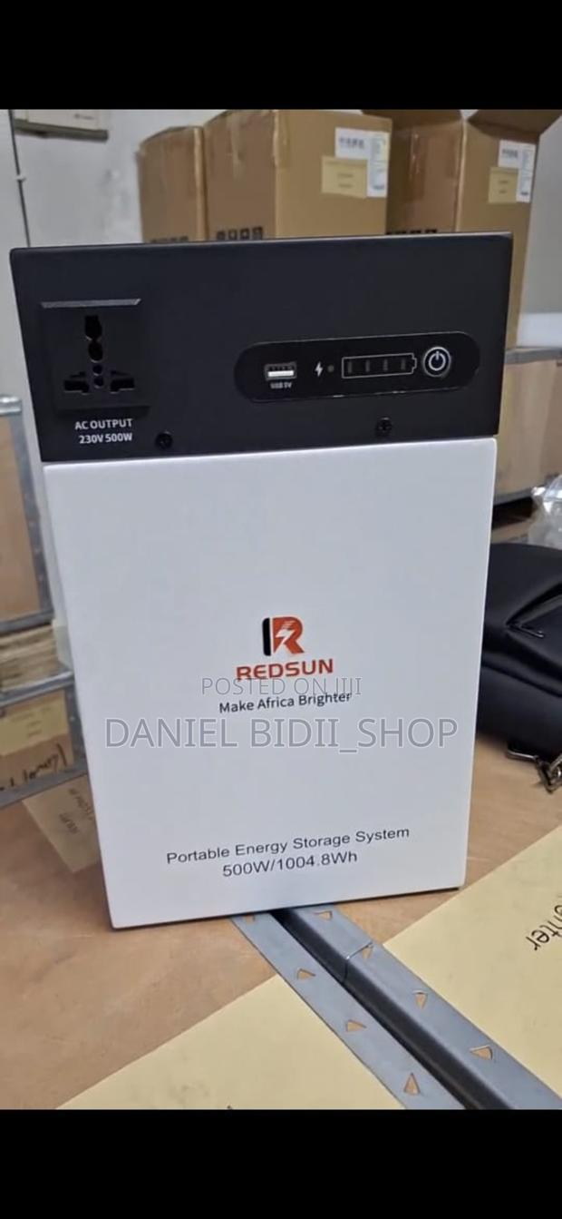 Redsun Portable Power Station 1kwlithium Battery 500w Inbuilt Inverter