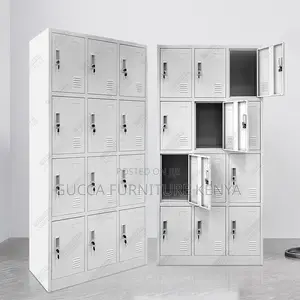 12-locker Metallic Gym Storage Cabinet