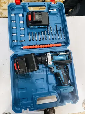 26pc Hand Drill Screw Set (With 2 Rechargeable Batteries) – High