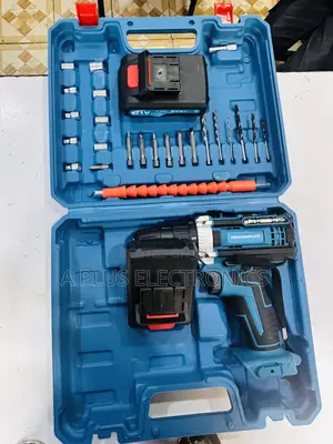 26pc Hand Drill Screw Set (With 2 Rechargeable Batteries) – High
