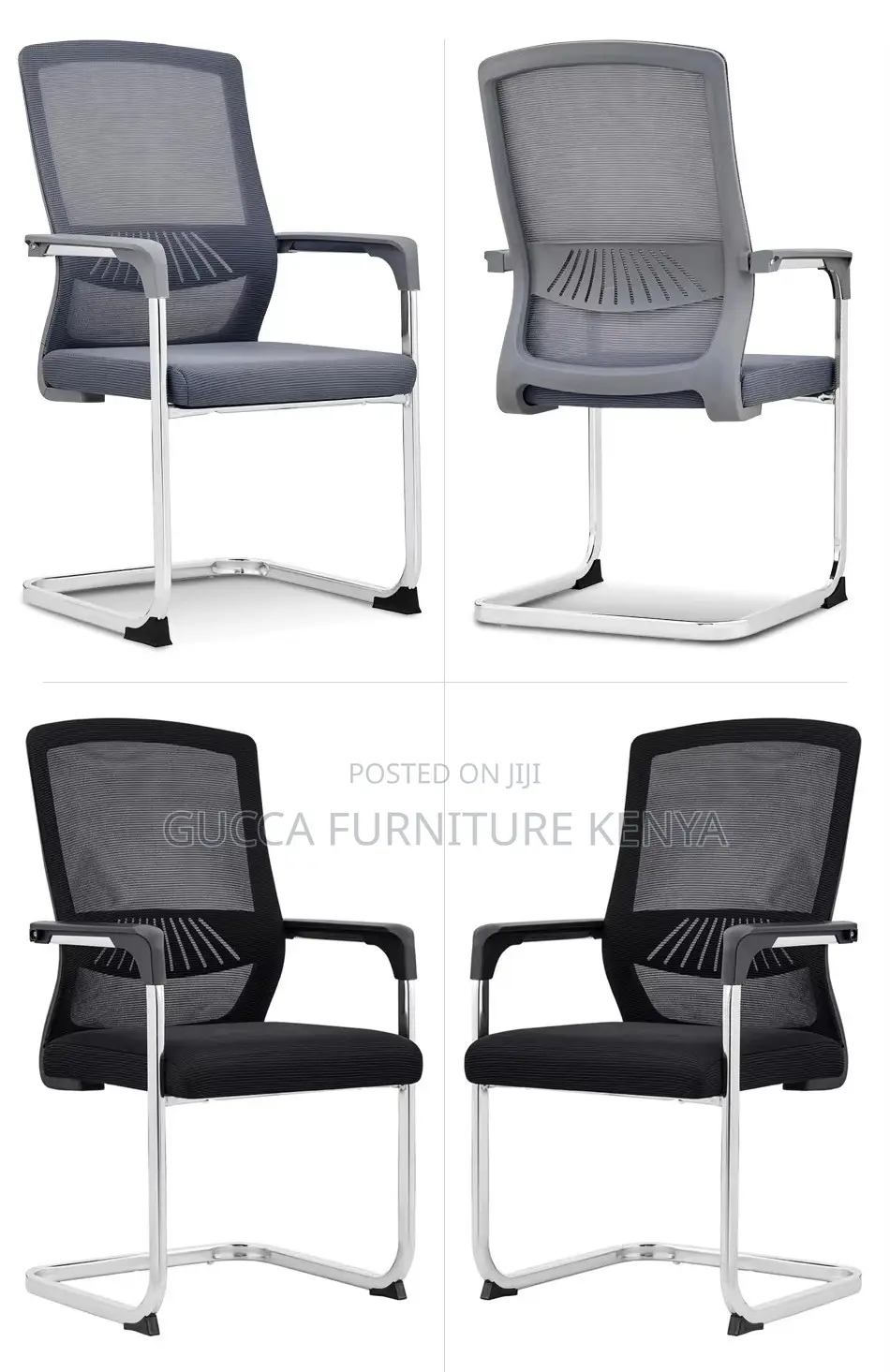 Mid-back Mesh Reception Visitor's Office Chair