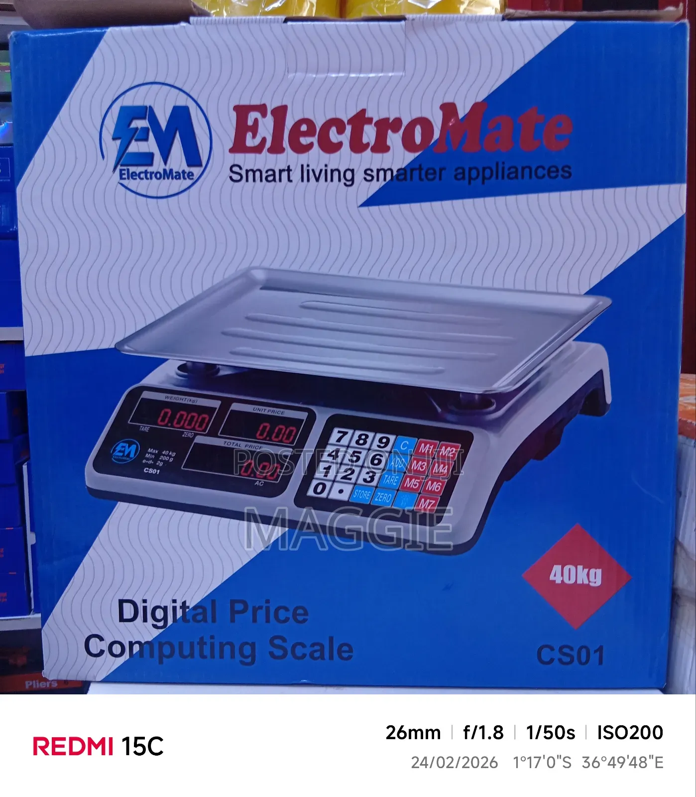 Electromate Digital Price Computing Scale