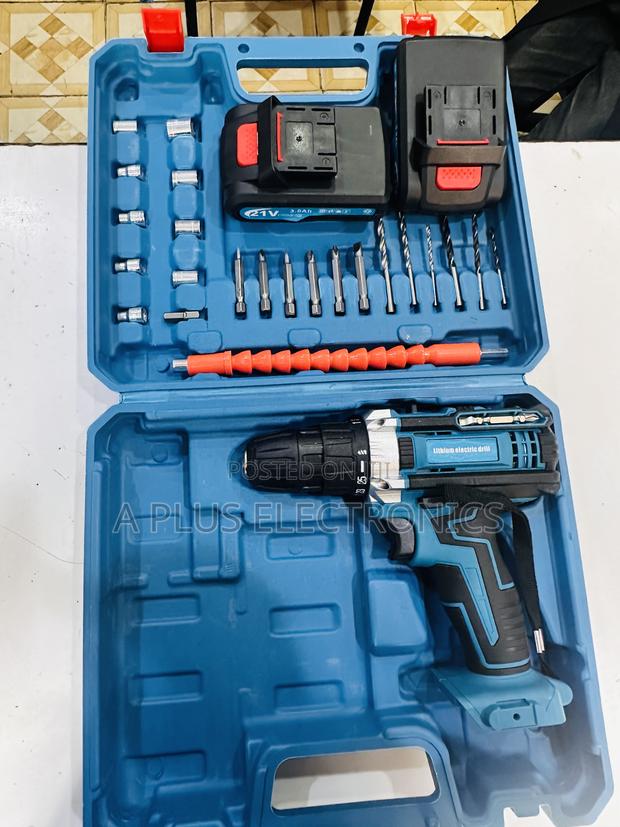 26pc Hand Drill Screw Set (With 2 Rechargeable Batteries) – Multi