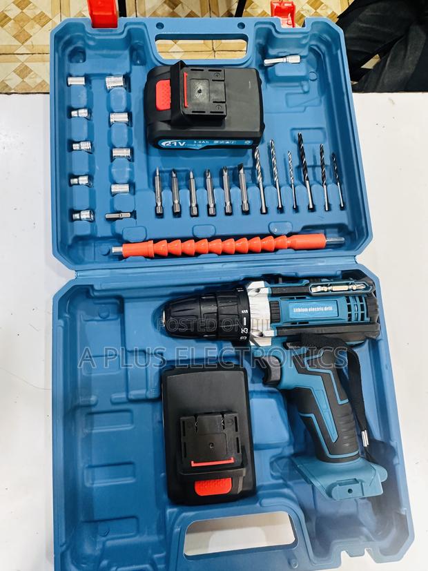 26pc Hand Drill Screw Set (With 2 Rechargeable Batteries) – Multi - thumbnail 2