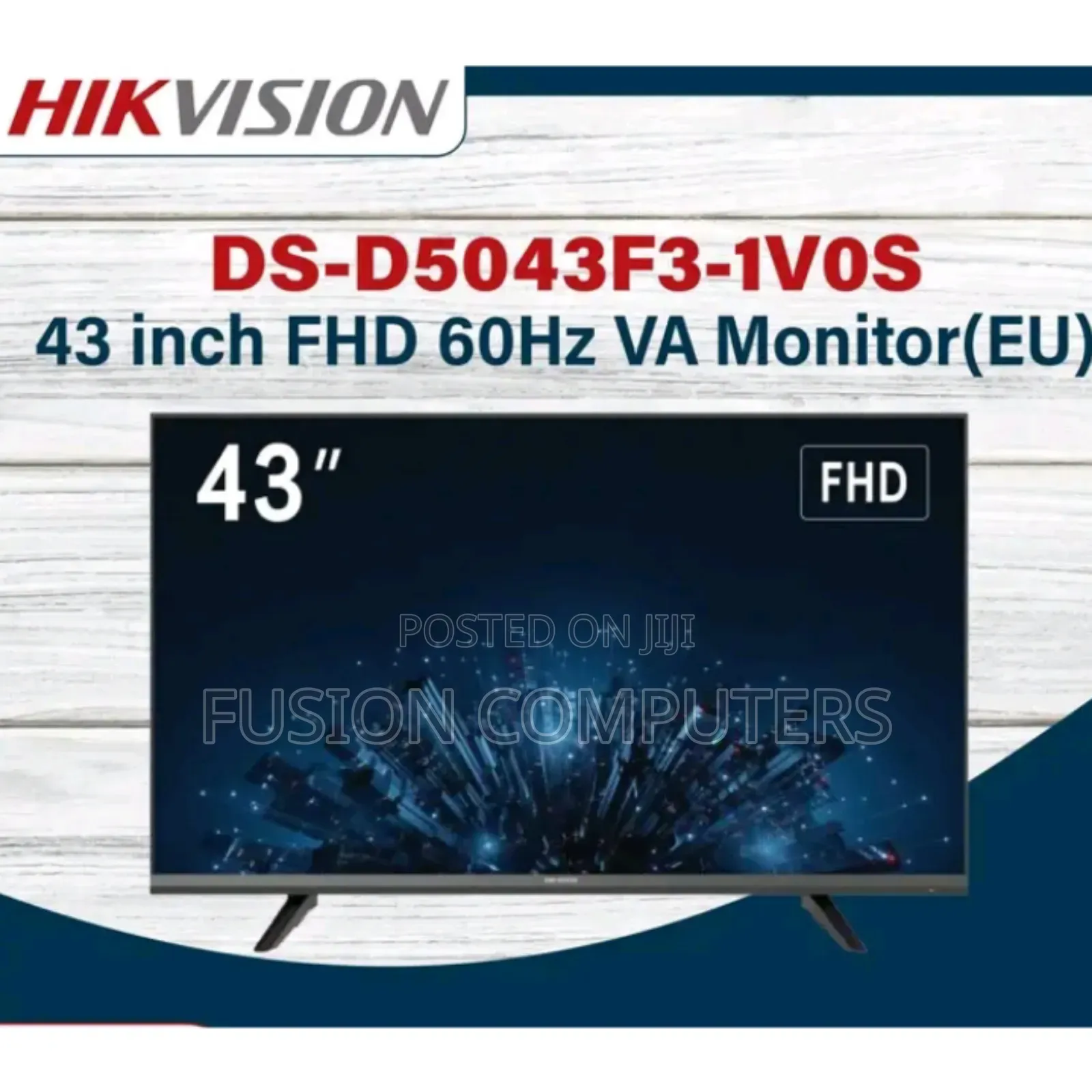 Hikvision Ds-d5043f3-1v0s 43′′ Fhd 60hz Va Monitor