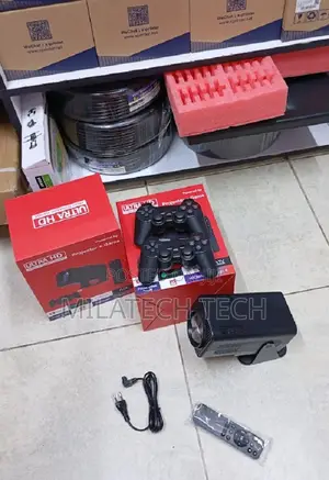 Ultra Hd Smart Android Projector With Gaming Mode Dual Gamepads Apps