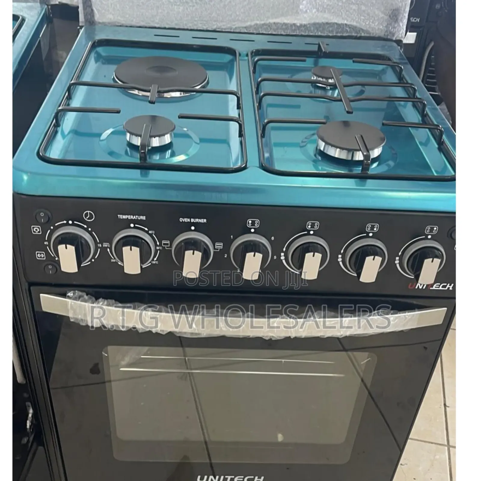 Unitech 60*60 3+1 Freestanding Cooker With Oven Dual Fuel