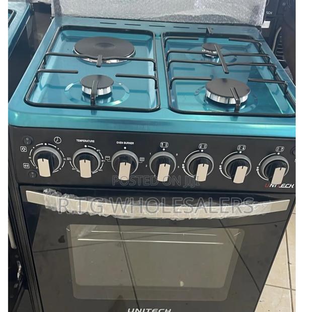 Unitech 60*60 3+1 Freestanding Cooker With Oven Dual Fuel