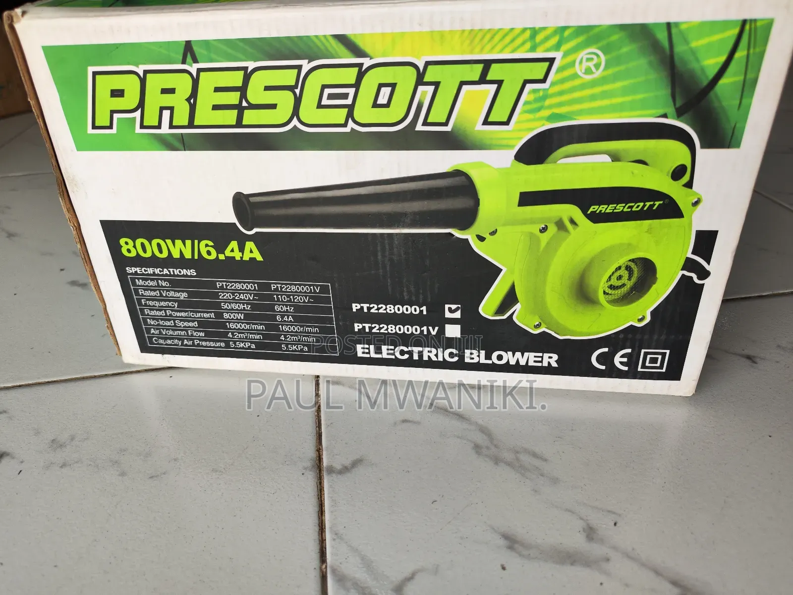 Prescott Electric Blower