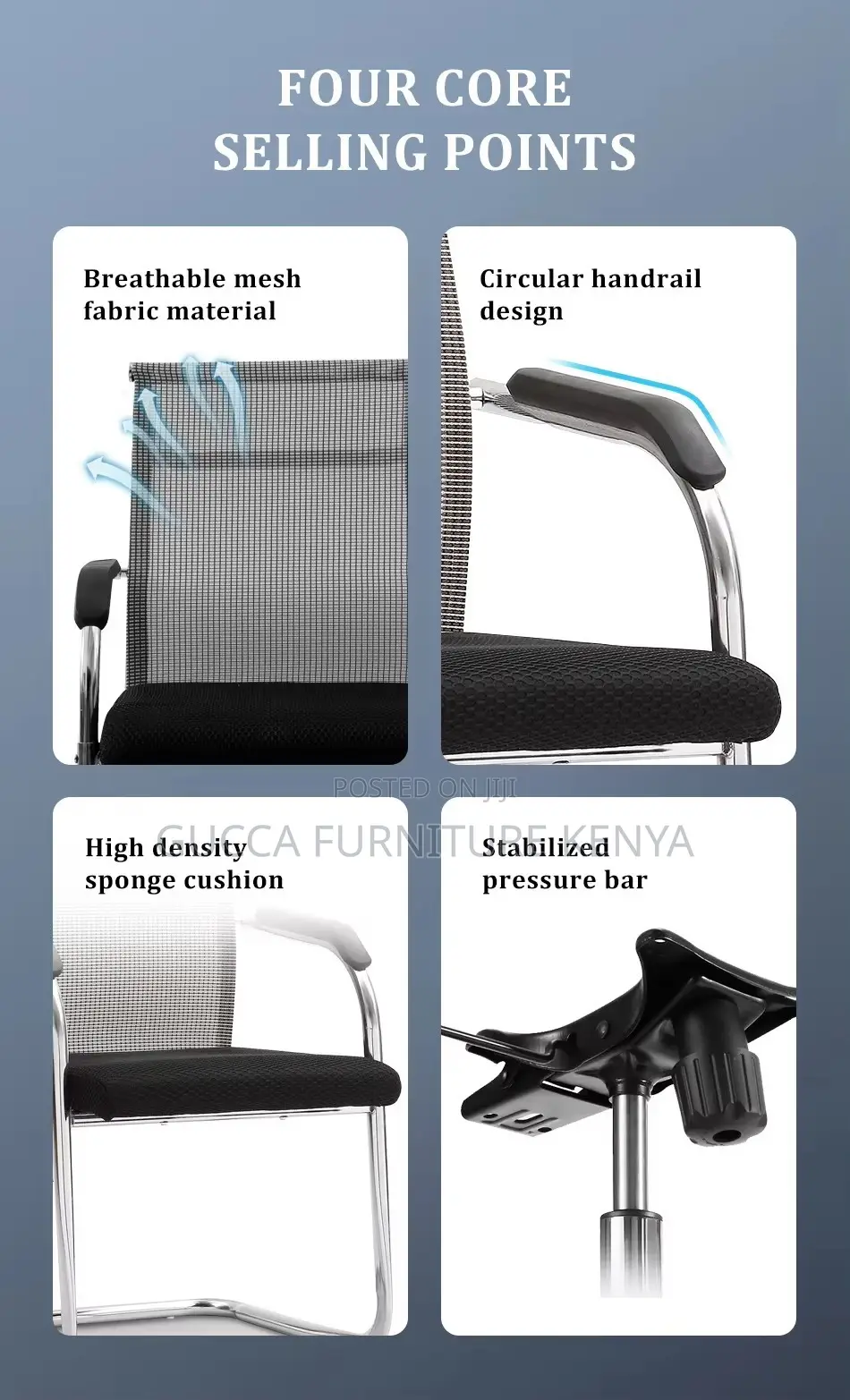 Mid-back Mesh Office Meeting Chair