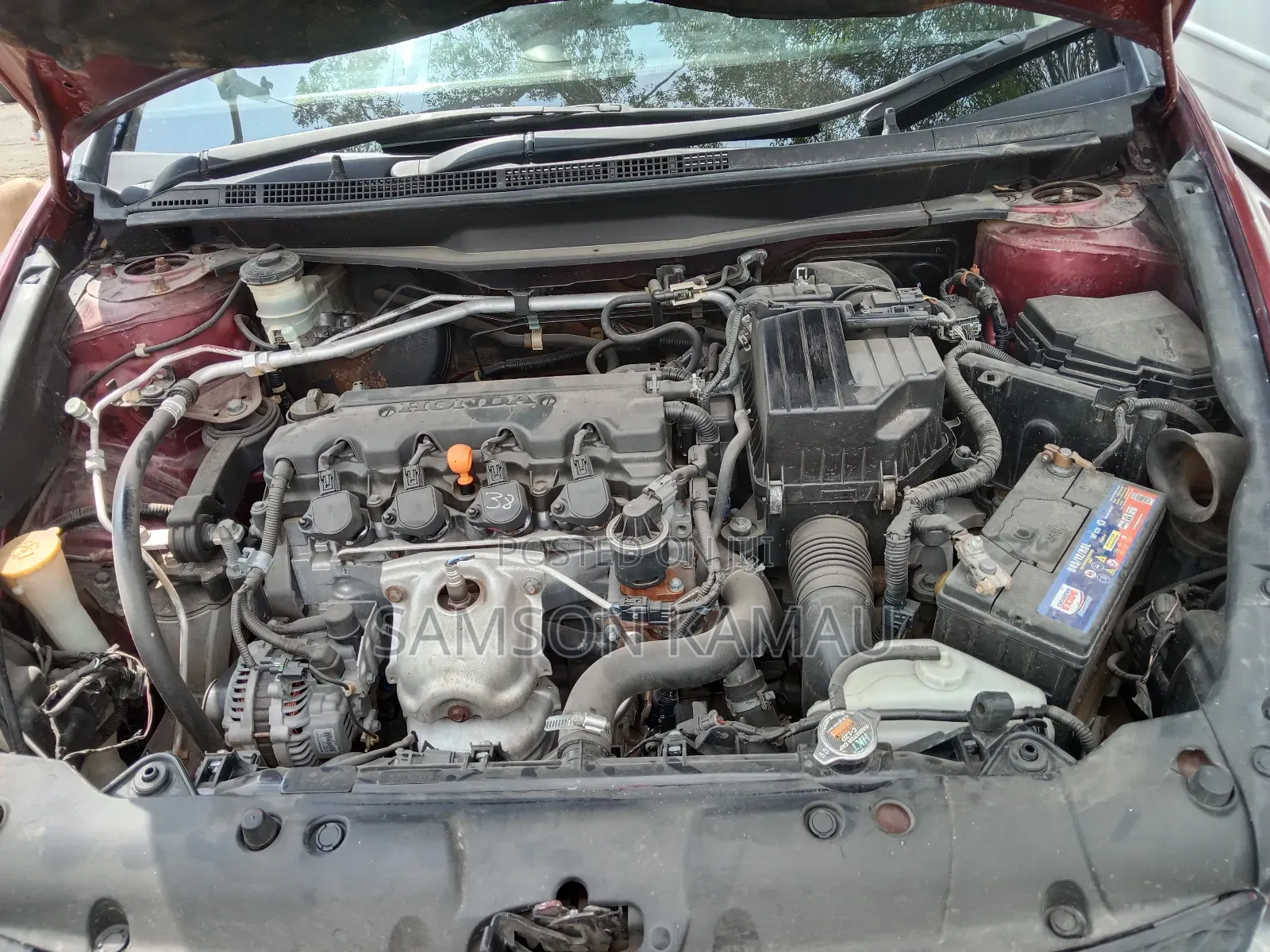 Honda Stream 2009 Maroon