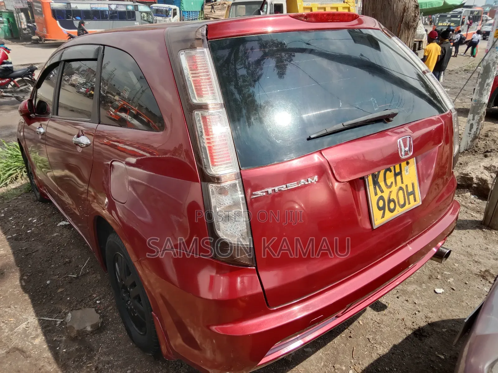 Honda Stream 2009 Maroon