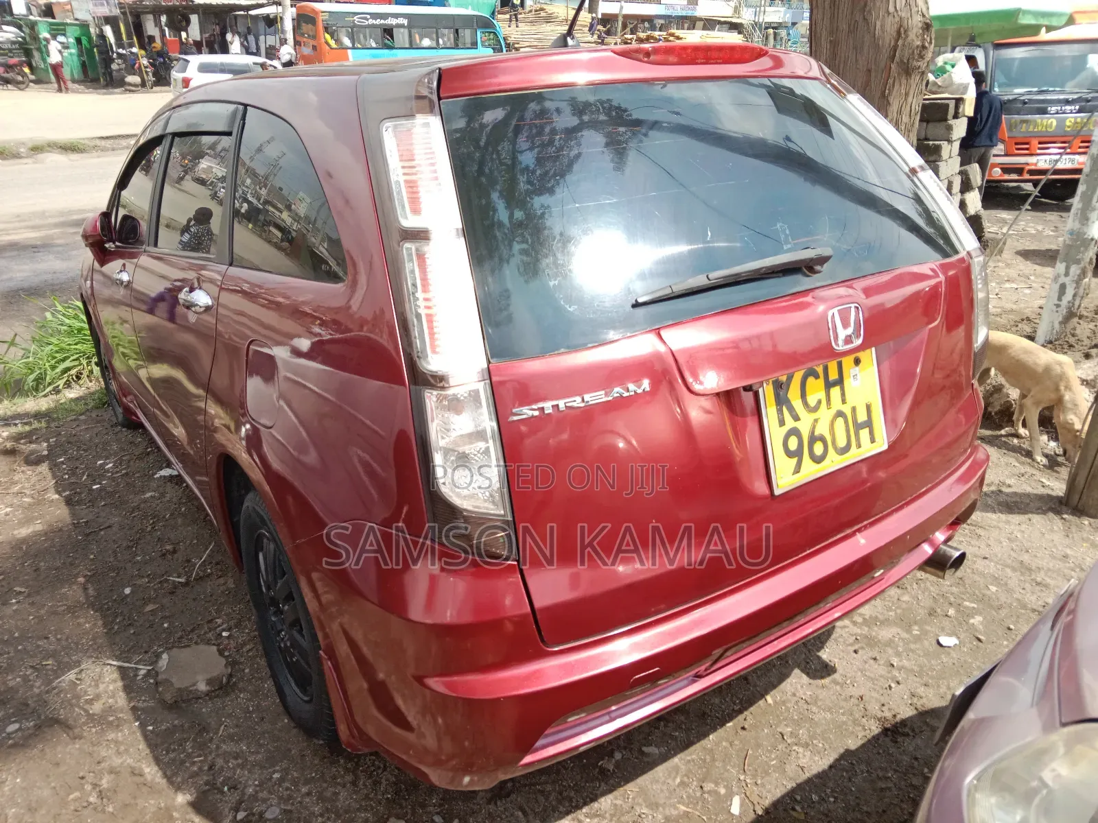 Honda Stream 2009 Maroon