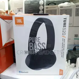 JBL Tune 520bt Wireless on-Ear Headphones 27h Playtime