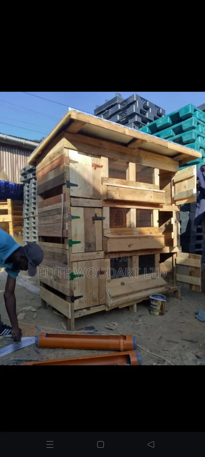 Three-Partitioned Chicken Coop