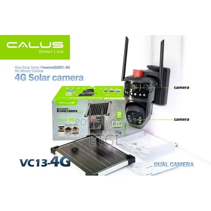 ‎Vc13-4g Solar Camera(Dual Lens)