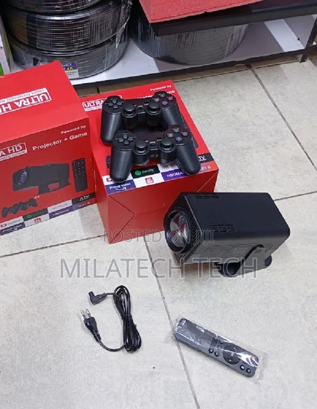 Android Projector With Built-in Game Console Dual Controllers Wifi 6 - thumbnail 3