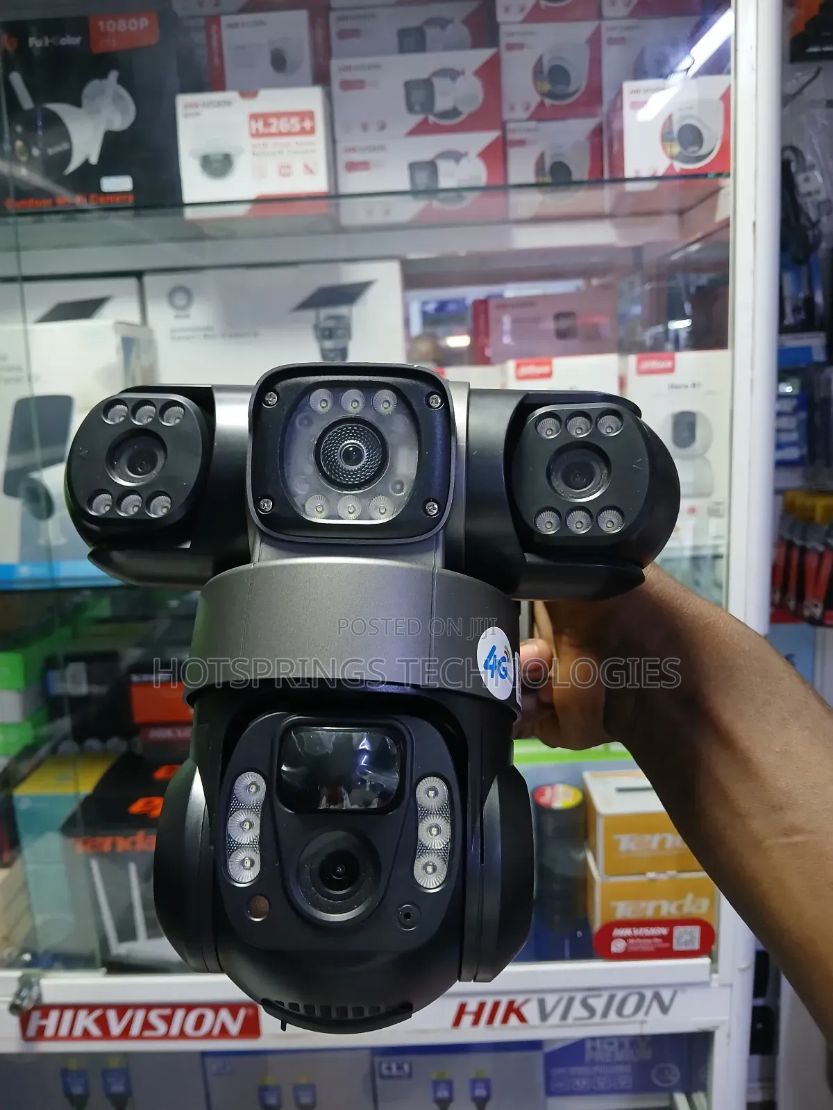 V380 4g Solar Powered CCTV Camera