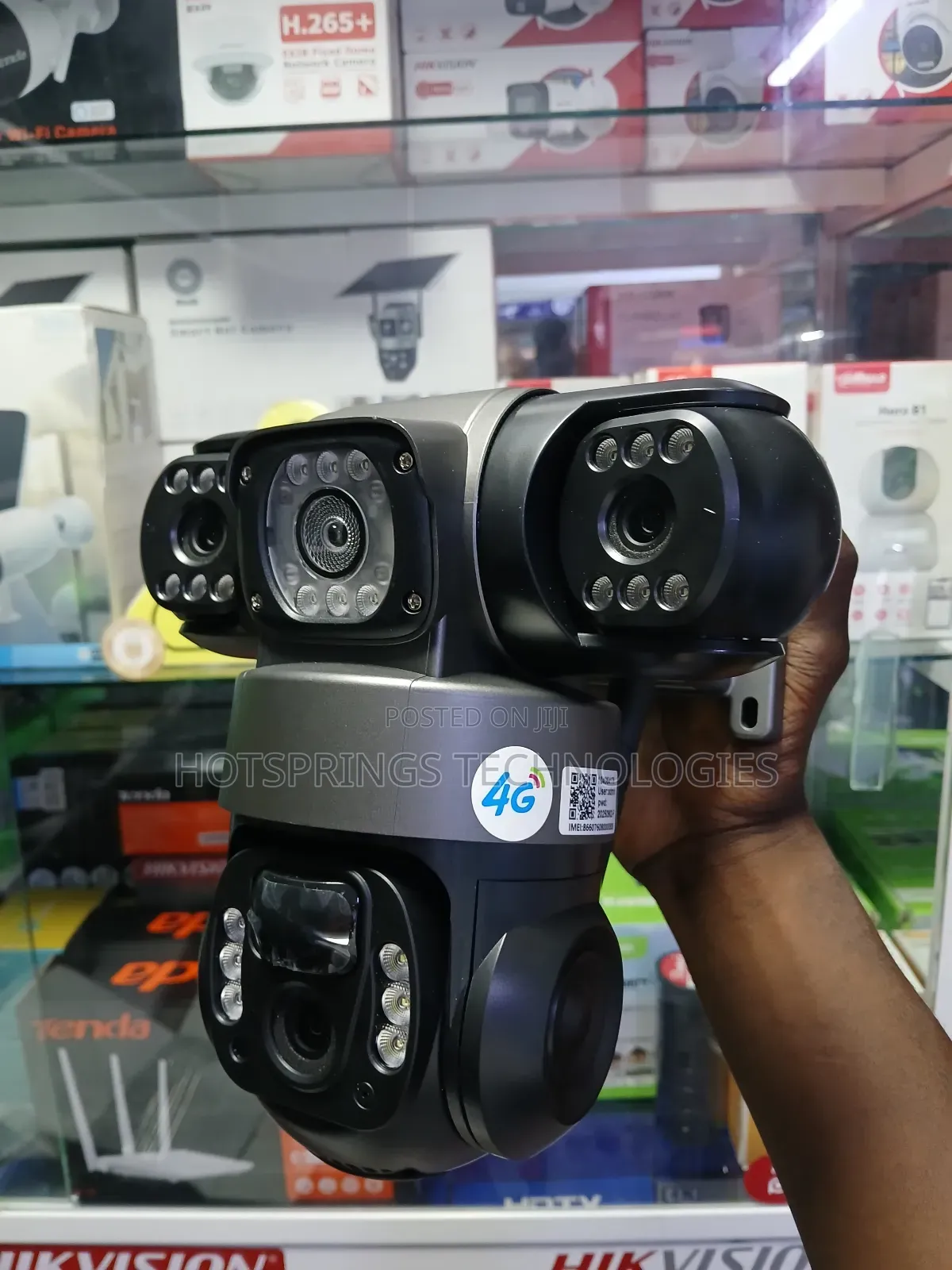 V380 4g Solar Powered CCTV Camera